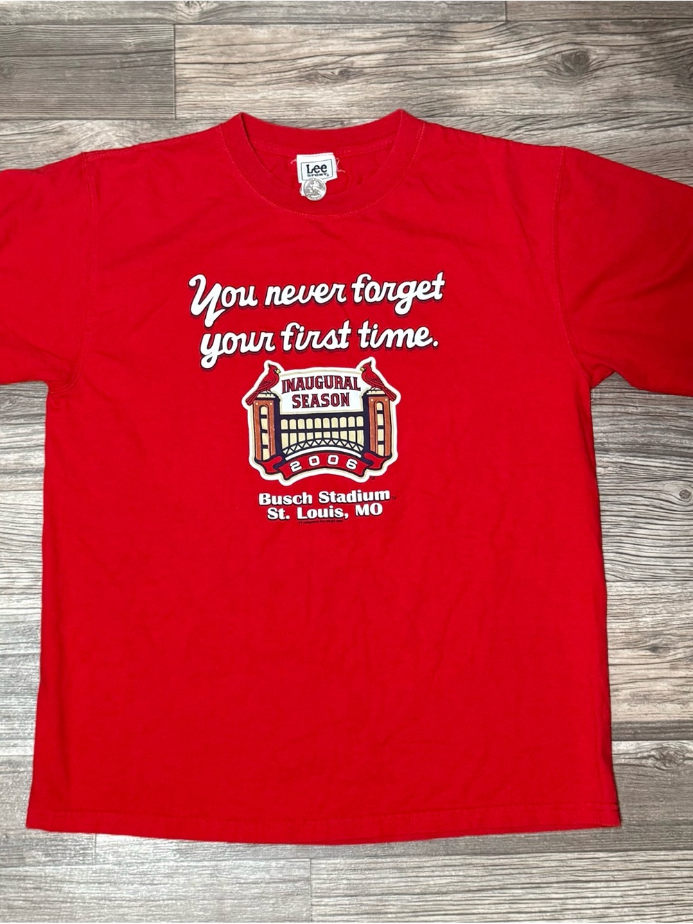 Vintage Lee Sport 2006 St Louis Cardinals Busch Stadium Tee
